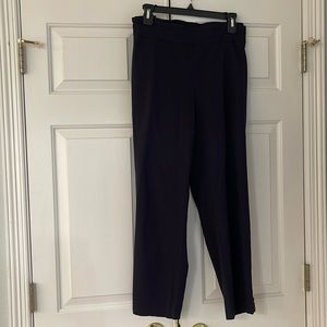 Roz and Ali ankle pants that stretch! Navy with cute silver ankle detail.